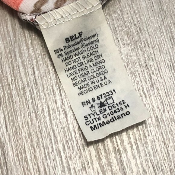 Gilli V-Neck maxi Dress Semi-Patterned Womens Medium - Picture 4 of 9